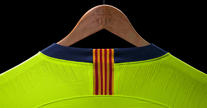 One of the best shirt releases this week, Barcelona's new away shirt.