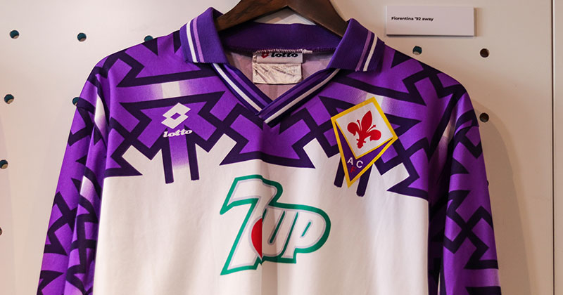 Fiorentina's away shirt from the 1992/93 season