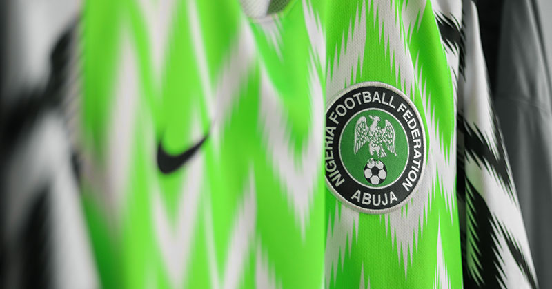 Nigeria's home shirt from the 2018 season
