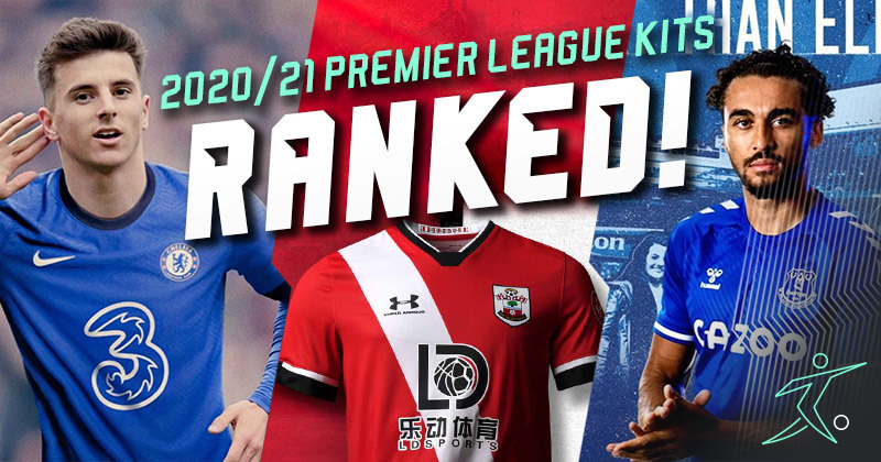 selection of new 2020/21 premier league kits