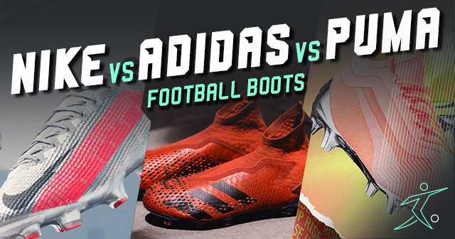 Nike vs. adidas vs. Puma football boots