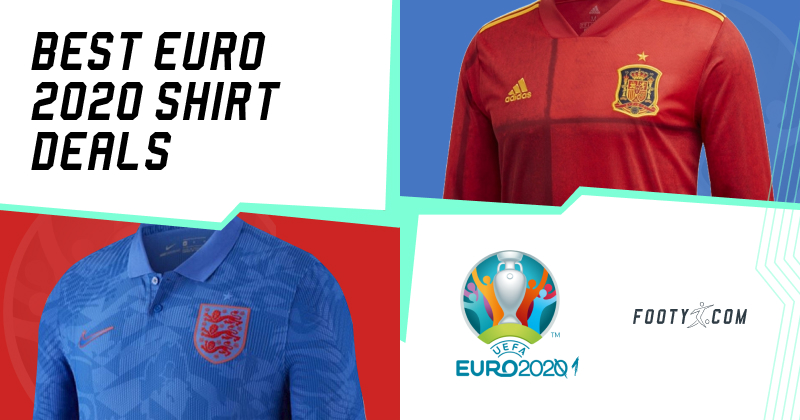 Euro 2020 shirts are getting huge discounts already with england and spain shirts