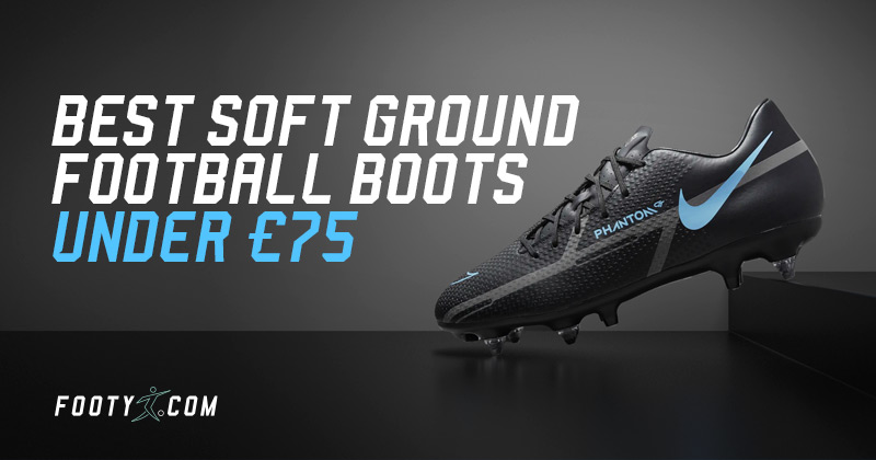 Soft ground football boots under £75