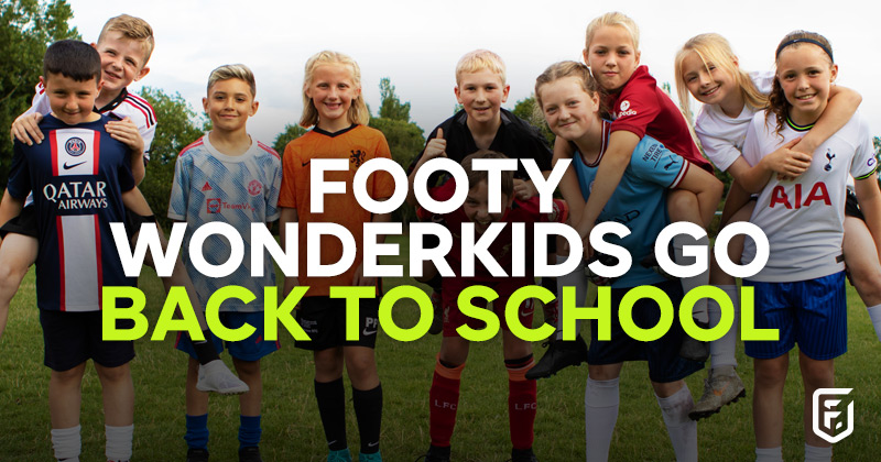 Wonderkids star in FOOTY.COM's back to school campaign