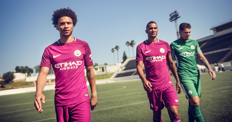 Image of Manchester City 17/18 Away Kit
