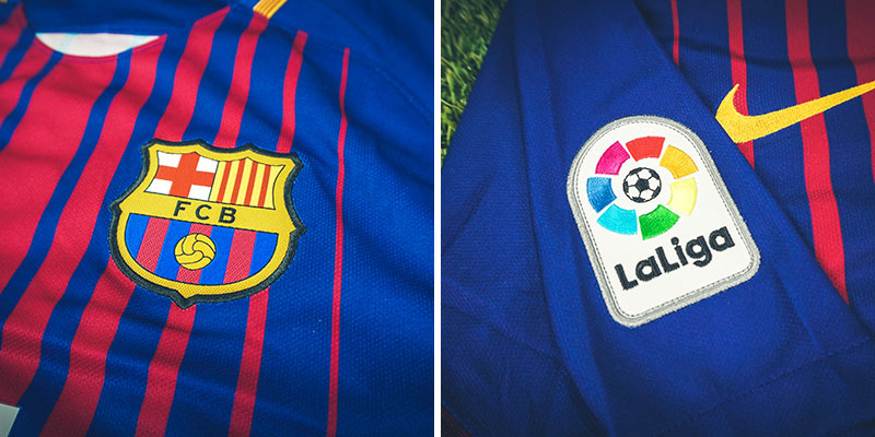 barcelona la liga jersey