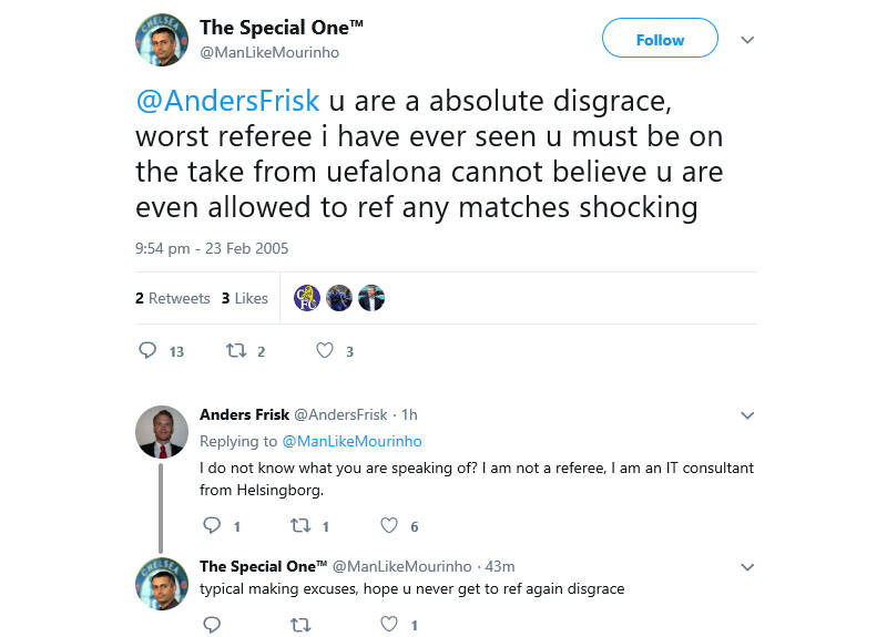 jose mourinho twitter