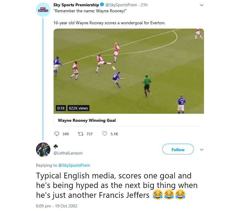 wyane rooney twitter