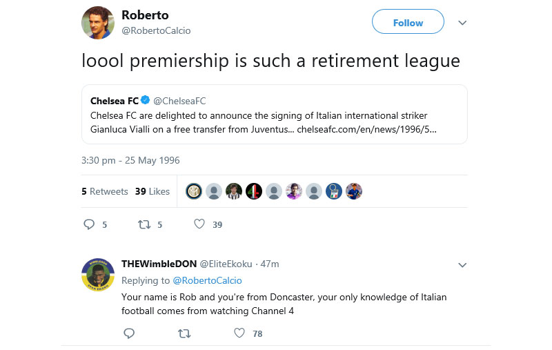 roberto baggio twitter