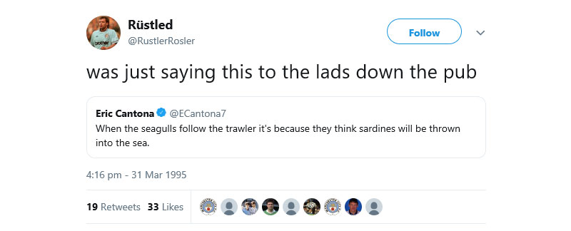 eric cantona twitter