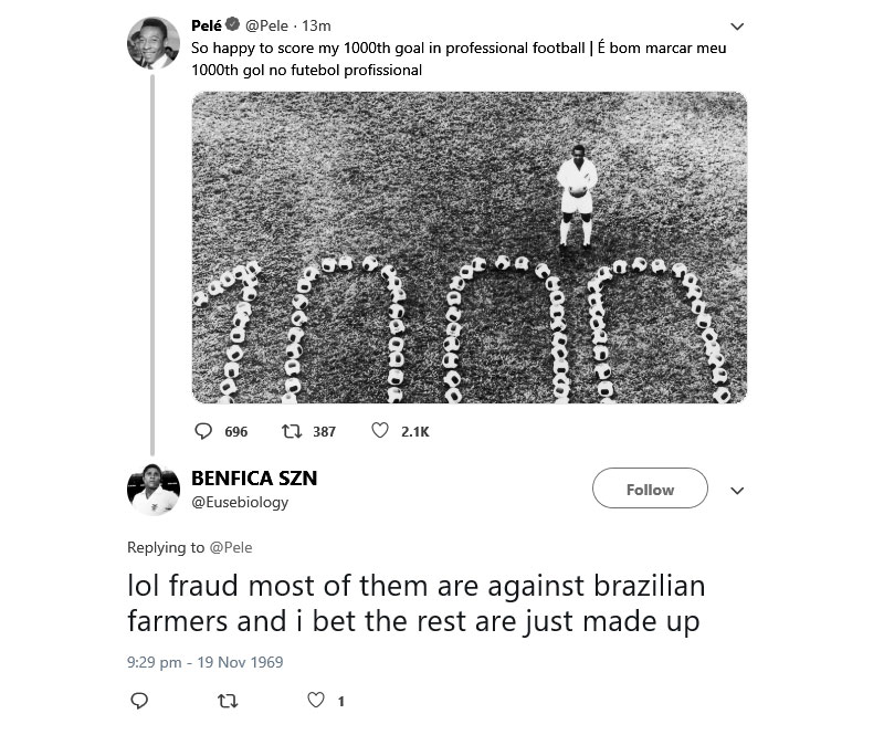 pel&eacute; twitter