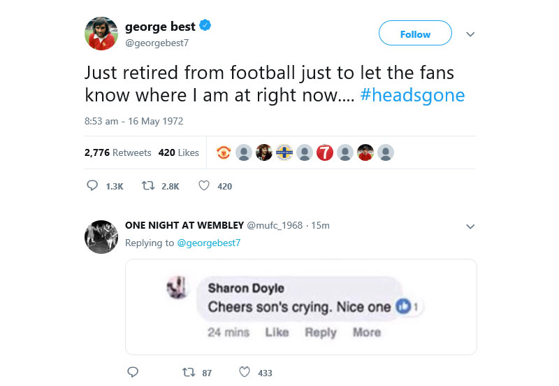 george best twitter