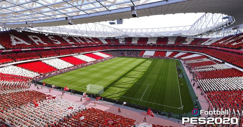 emirates stadium in the new pes