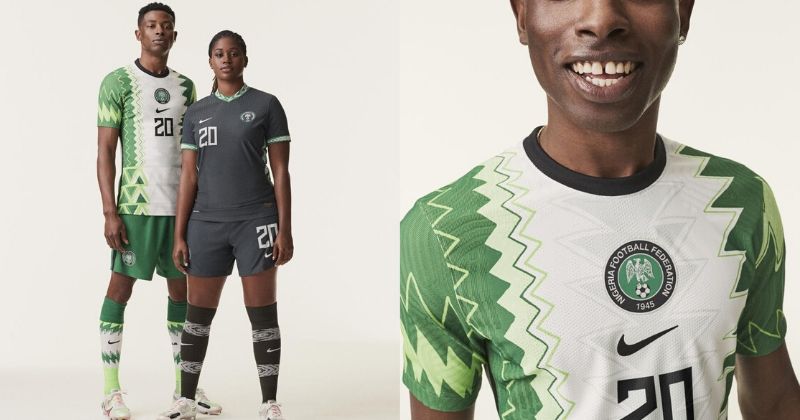 nigeria 2020 home shirt inspired by the traditional agbada robe