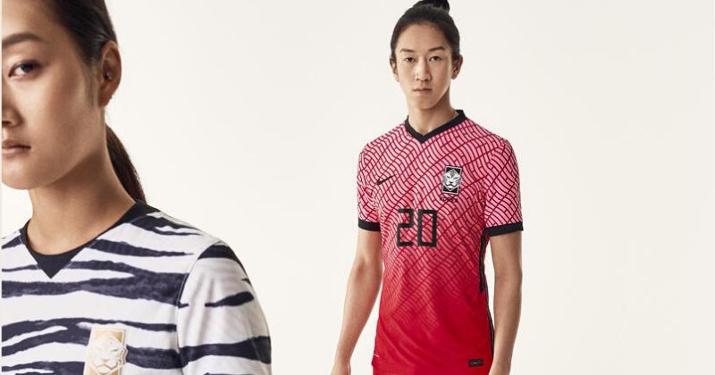 dazzling red south korea 2020 home shirt