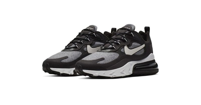 Nike Air Max 270 Op Art in black and grey on white background