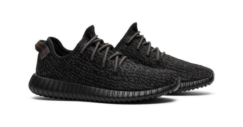 adidas Yeezy Boost 350 in Pirate Black on white background