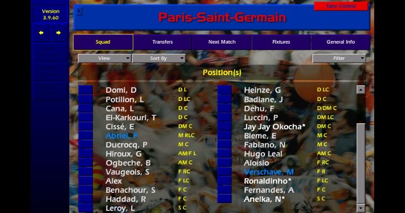 youth training championship manager 01/02