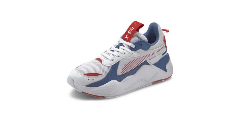 white puma rs-x trainers for kids