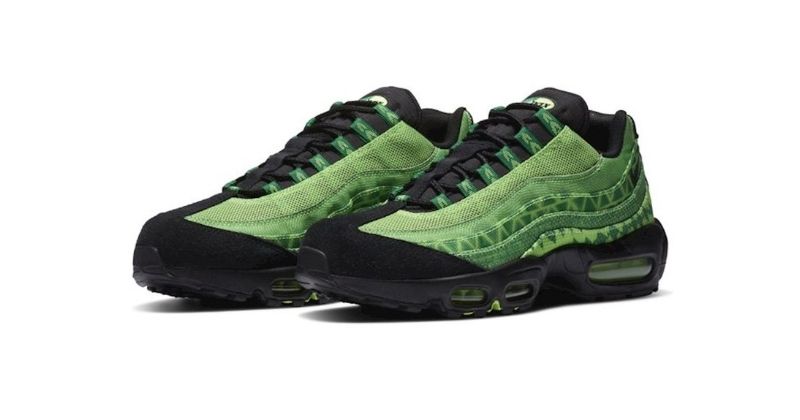 nike air max 95 trainers in green