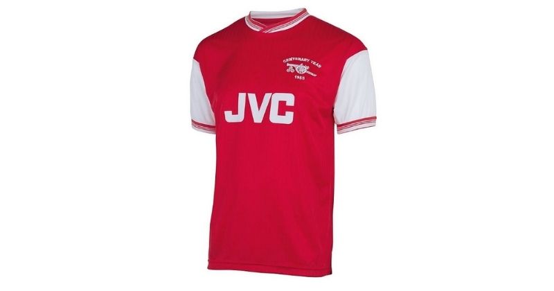 arsenal 1985 centenary shirt