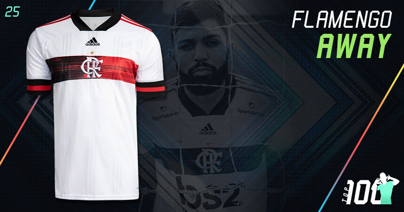 flamengo 2020-21 white away kit