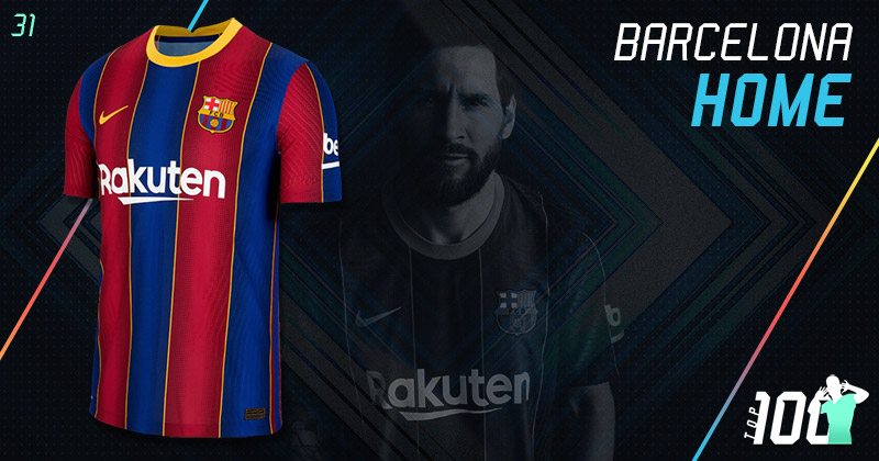 barcelona 2020-21 home kit