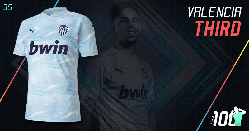 valencia 2020-21 third kit with paint graphic