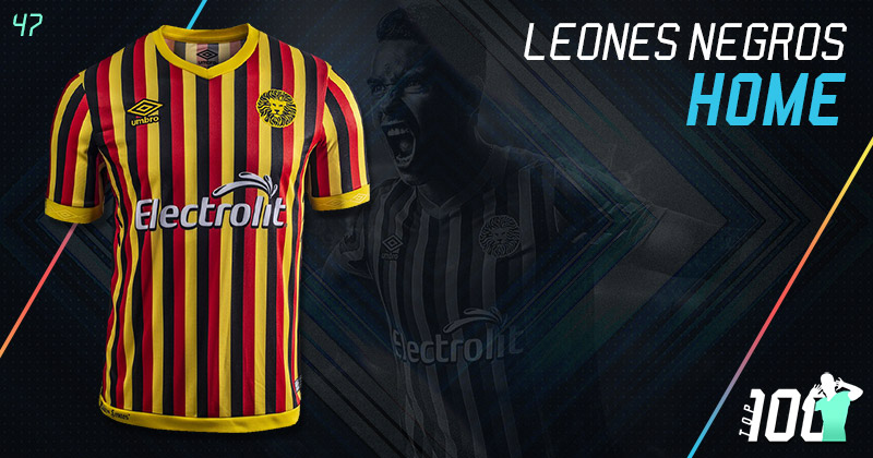 striped leones negros 2020-21 home kit