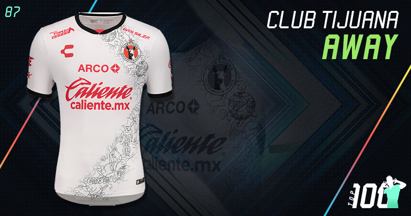 club tijuana 2020-21 white away kit
