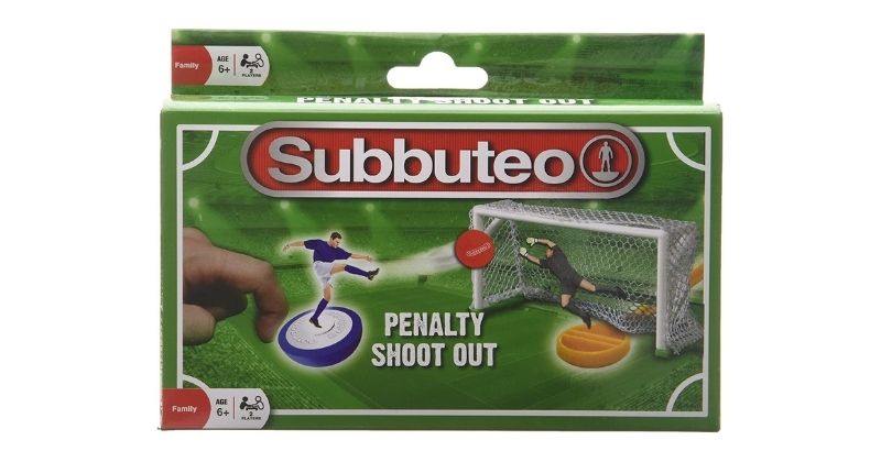 green subbuteo penalty shootout game