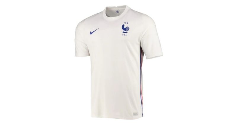 france 2020-21 away shirt in white