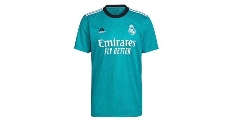real madrid 2021-22 away shirt in blue