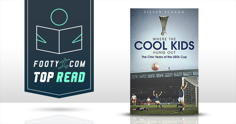 where the cool kids hung out book front cover with footy top reads graphic