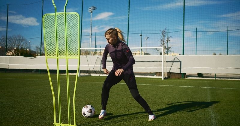 nike mercurial dragonfly being worn in a training drill