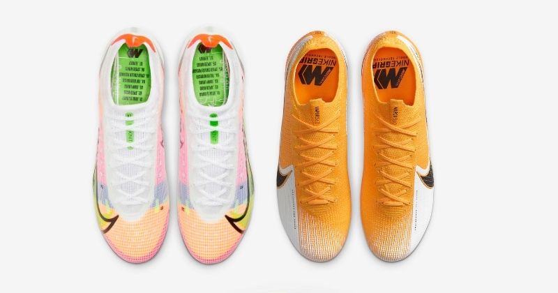 nike mercurial vapor 14 upper compared to the older vapor 13