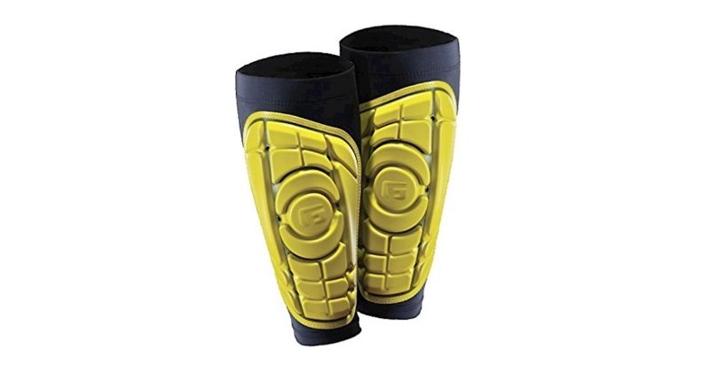 g-form pro-s shin pads in yellow and black