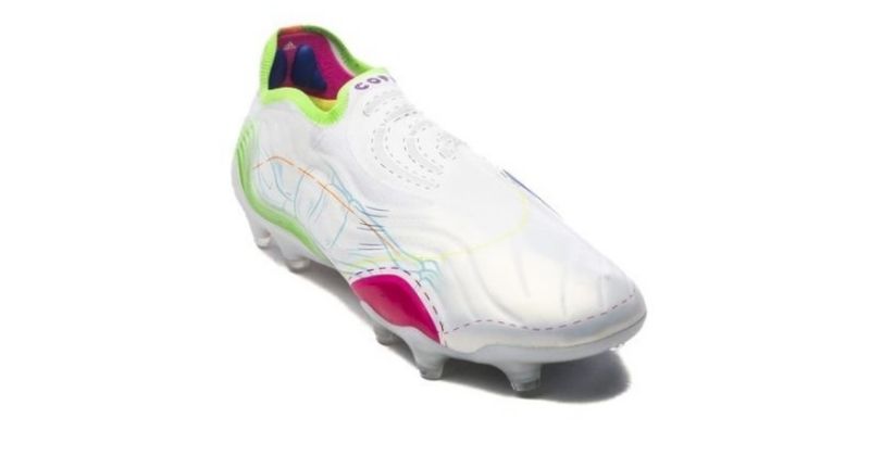 adidas copa sense+ leather football boots in white