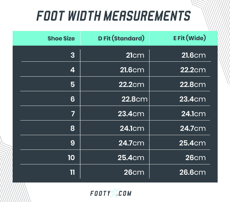 Forespørgsel Forestående heks What size football boots should I get? | FOOTY.COM Blog