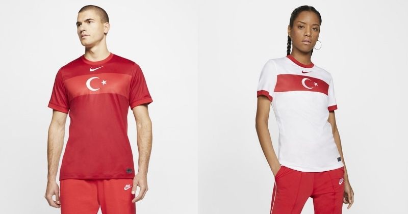 turkey euro 2020 home and away shirts