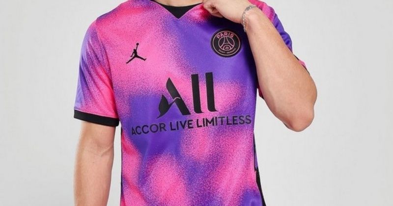 psg 2020-21 pink jumpman foruth shirt