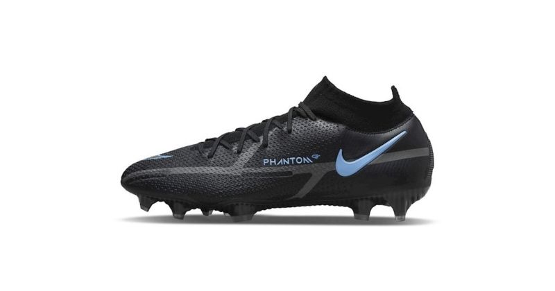 nike phantom gt2 elite df fg football boots in black