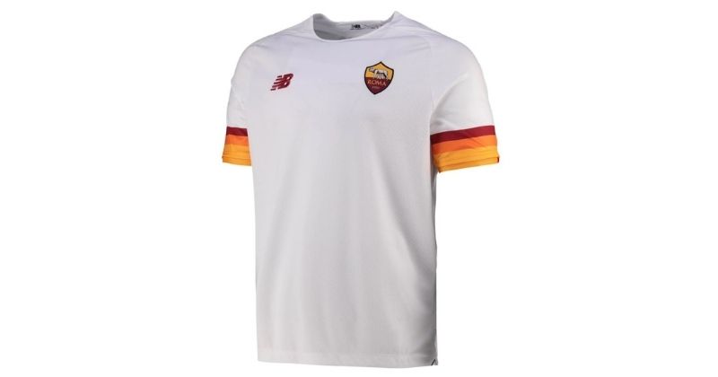 as roma 2021-22 away shirt in white