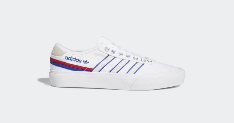 adidas delpala trainers in white