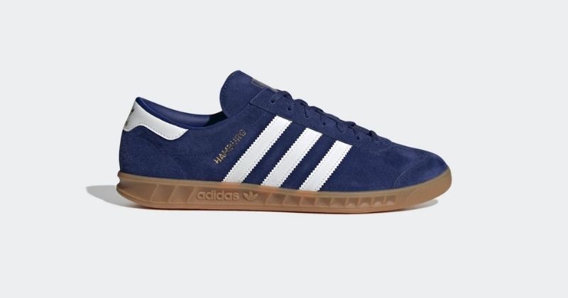adidas hamburg trainers in blue