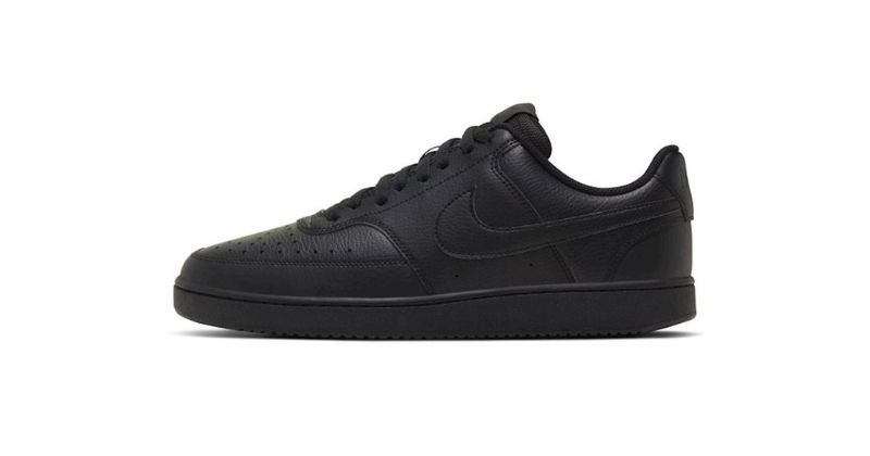 nike court vision trainers in black