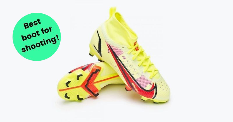 kids nike mercurial superfly 8 football boots in yellow