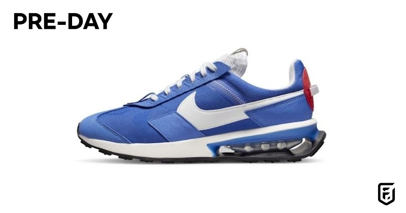 nike air max pre-day trainers in blue