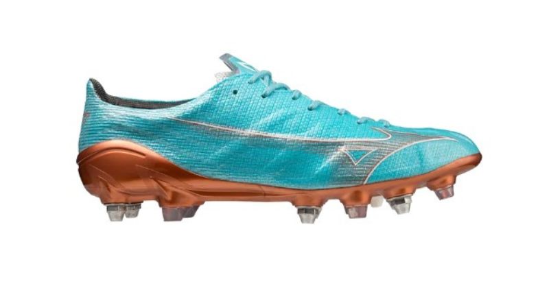 mizuno alpha made in japan sg football boots in blue