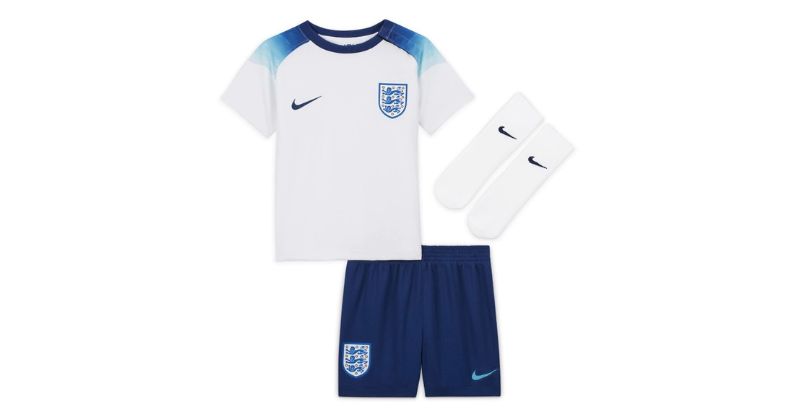 england home mini football kit 2022 in white
